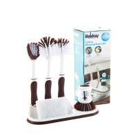 Kitchen cleaning Dish washing Brush bottle washing brush scrubber brush set